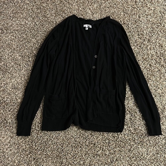 Juniors Black Sweater Cardigan - Picture 1 of 4